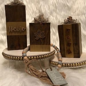 Farmhouse Wooden Pumpkins, Block Pumpkins, Rustic Pumpkins, Farmhouse Fall Decor